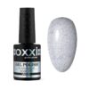 Гель-лак Oxxi Opal №02 срібний з різнобарвними блискітками, 10 мл