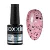 Oxxi Twist Matte Top №02 прозорий матовий топ з чорною та білою крихтою, 10 мл