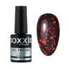 Oxxi Twist Matte Top №05 прозорий матовий топ з червоною крихтою, 10 мл