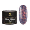 F.O.X Glow Glitter Gel №05 Гель для дизайну з блискітками та слюдою, 5 мл