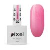 Гель-лак Pixel №119 ягідний із золотистими блискітками, 8 мл