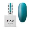 Гель-лак Pixel №138 бірюзово-блакитний із мікроблиском, 8 мл