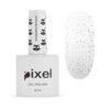 Гель-лак Pixel Bamboleo №01 молочний з різнокольоровими конфеті, 8 мл