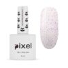 Гель-лак Pixel Bamboleo №04 світло-рожевий з різнокольоровими конфеті, 8 мл