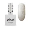 Гель-лак Pixel i_Feel №01 сріблясто-сірий із блискітками, 8 мл
