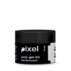 Pixel Poly Gel №02 Полігель для нарощування світло-бежевий, 15 мл