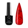 SAGA Black Snow №01 червоний з чорною крихтою, 9 мл