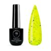 SAGA Black Snow №07 жовтий з чорною крихтою, 9 мл