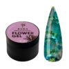 SAGA Flower Fairy Gel №10 Гель для дизайну з темно-бірюзовими сухоцвітами, 5 мл