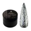 SAGA Platinum Paint №04 Гель-фарба з поталлю сірий металік, 5 мл