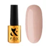 Гель-лак F.O.X Diamond №01 світло-бежевий із срібним шимером, 7 мл