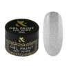 F.O.X Gel Paint No Wipe №04 Гель-фарба для розпису без липкого шару срібна, 5 мл