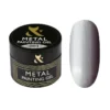 F.O.X Metal Painting Gel №01 Металева гель-фарба для дизайну срібло, 5 мл