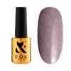 Гель-лак F.O.X Sparkle №06 ліловий з блискітками, світловідбивний, 7 мл