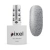 Гель-лак Pixel Drops №05 сірий з чорною крихтою, 8 мл