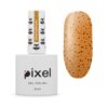 Гель-лак Pixel Drops №09 помаранчевий з чорною крихтою, 8 мл