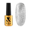 Гель-лак F.O.X Sphynx Cat Eye №02 срібло з голографічним шимером, 7 мл