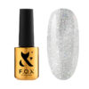 Гель-лак F.O.X Sphynx Cat Eye №03 срібло з великими голографічними блискітками, 7 мл