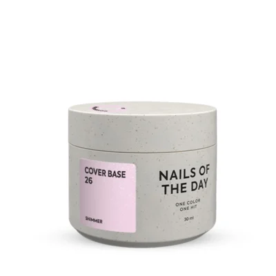 NAILSOFTHEDAY Cover base NEW Formula №26