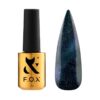 Гель-лак F.O.X Cat Eye Galaxy №03 світловідбивний з ефектом "котяче око" синій, 7 мл