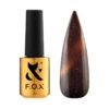 Гель-лак F.O.X Cat Eye Galaxy №05 світловідбивний з ефектом "котяче око" бордовий, 7 мл