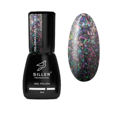 Siller Shine Holografic Top No Wipe №06