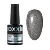Гель-лак Oxxi Disco №01 світловідбивний прозорий із срібним шимером, 10 мл