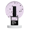 Гель-лак NAILSOFTHEDAY MiDots №01 молочно–рожевий з чорними крапочками, 10 мл