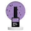 Гель-лак NAILSOFTHEDAY MiDots №02 бузковий з чорними крапочками, 10 мл