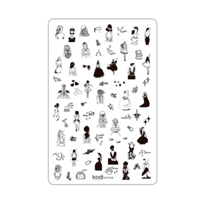 Kodi Stamping Plate Plus Size №02