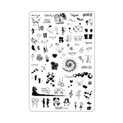 Kodi Stamping Plate Plus Size №03