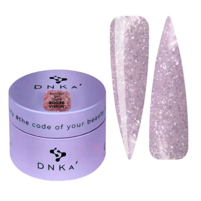 DNKa' Builder Gel №36 Vision Будівельний гель пудрово-рожевий
