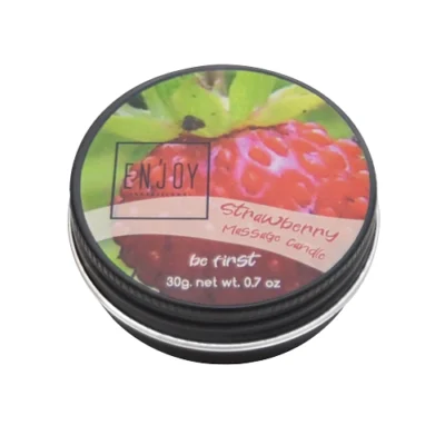 Enjoy Professional Фруктова масажна свічка Strawberry