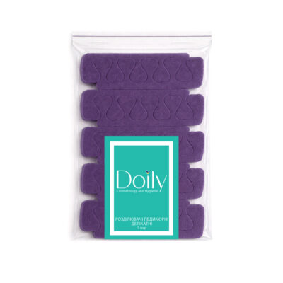 Розділювачі для педикюру Doily фіолетові