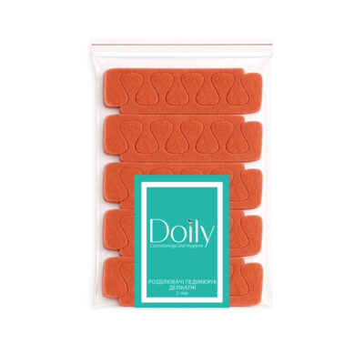 Розділювачі для педикюру Doily помаранчеві
