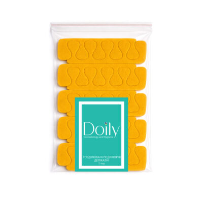 Розділювачі для педикюру Doily жовті